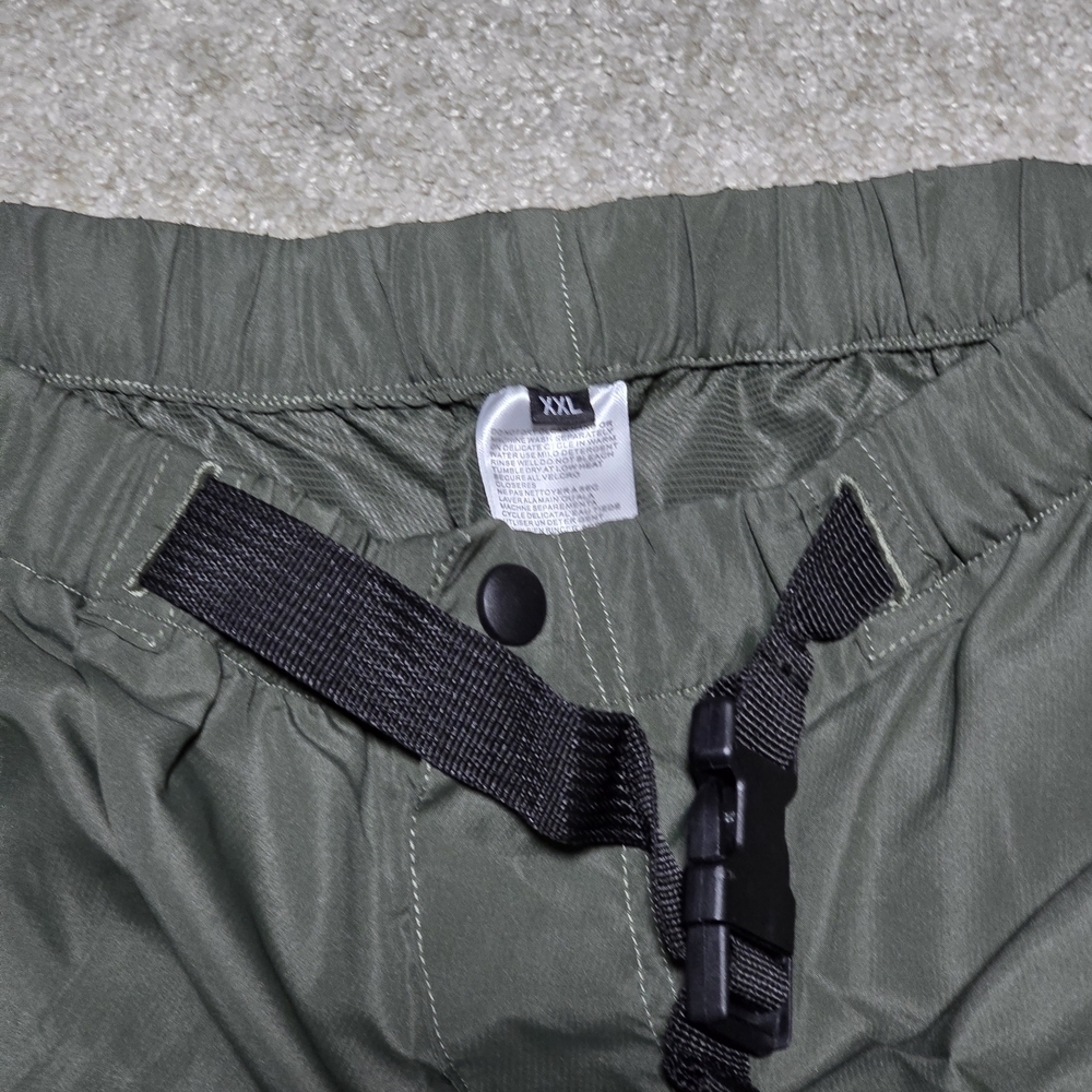 2XL Army Green Cargo Zip Off Pants - Brand New - Picture 4 of 5